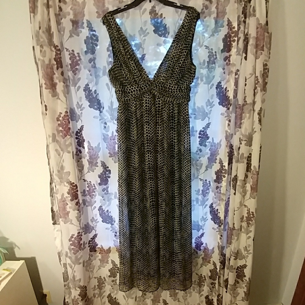 Sexy Maxi Dress with Spots